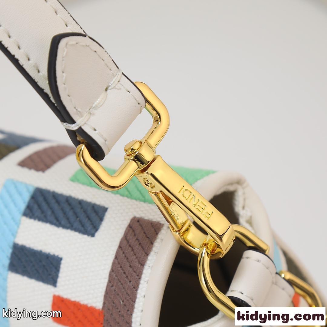 FF刺繍 バゲット ショルダーバッグ フェンディ バッグ 人気 コピー レディース　ファッション-4