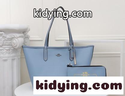 COACH コーチの新型PVC コーチバッグ 品番コピー ヘッドコート牛革両面トートtote女包子母包-0