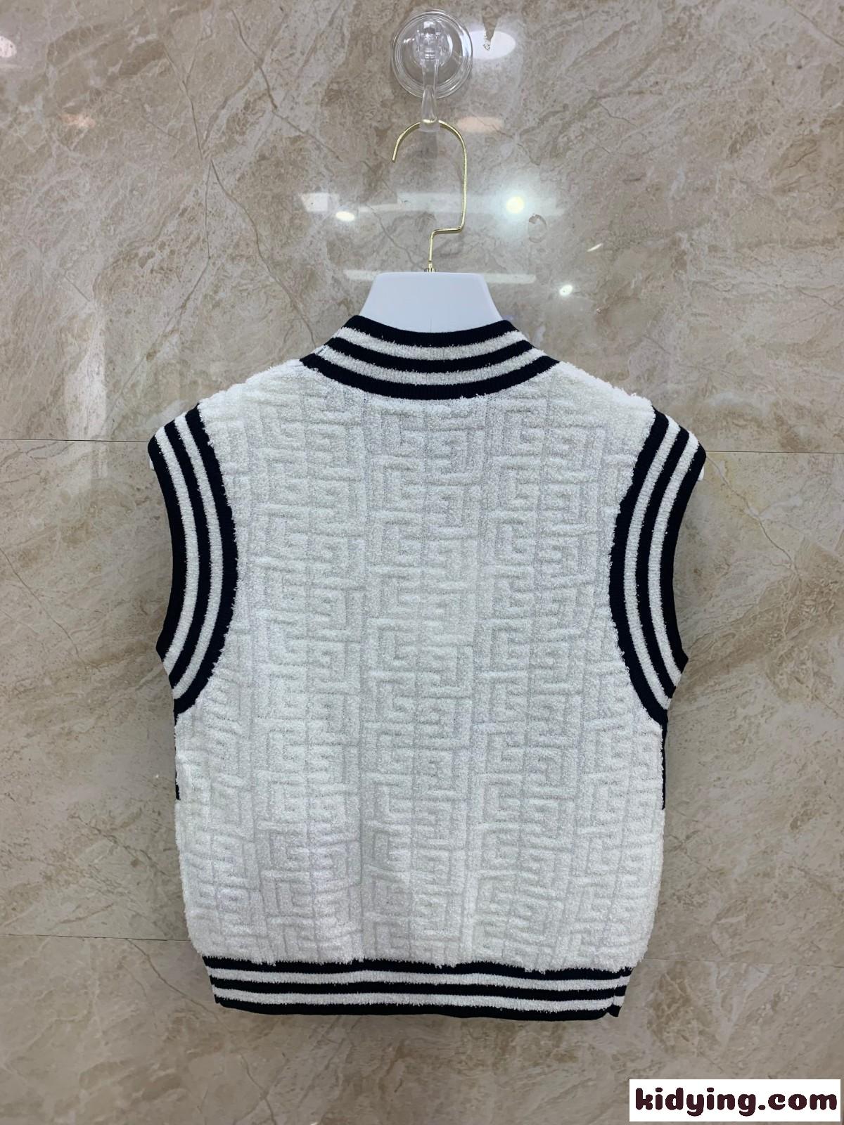 Balmain モノグラム ブークレットニットトップス バルマン ニット コピー レディース-0