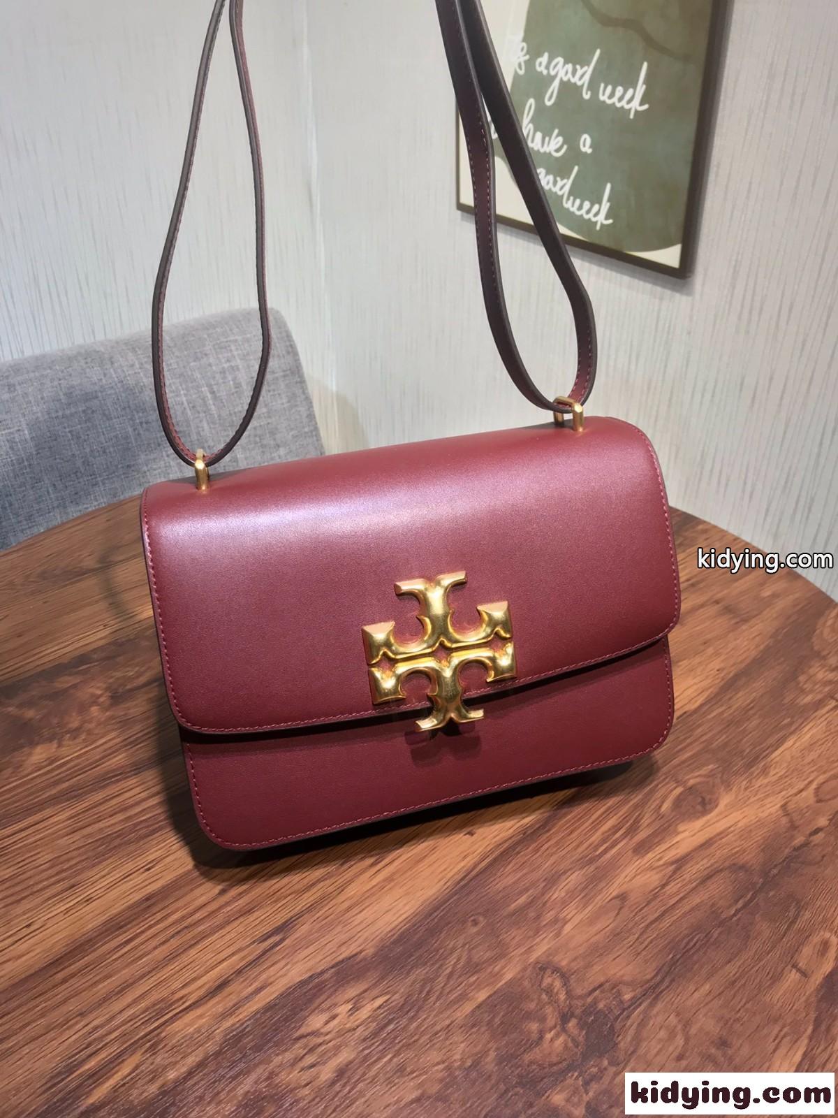 選べる4色 高級 高品質 レザー コンパクト ショルダーバッグ 斜め掛け 肩掛け トリー バーチ バッグ コピー レディース 人気-2