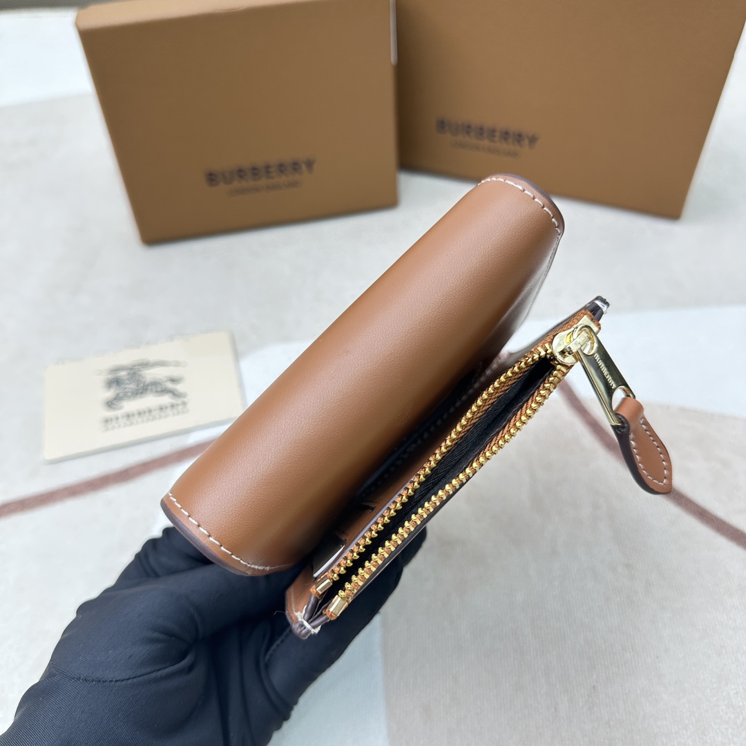3つ折り財布 小銭入れ付き レディース バーバリー 財布 コピー コンパクト-5