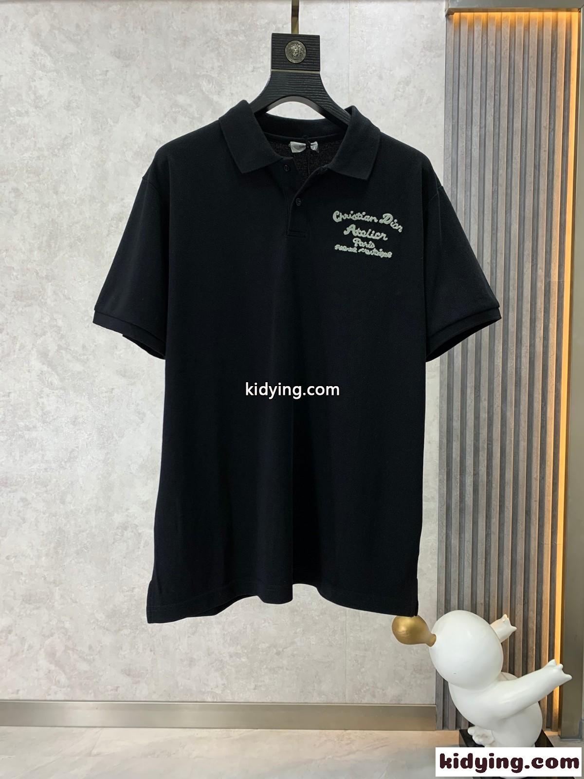 クリスチャン・ディオール Tシャツ コピー メンズ CHRISTIAN DIOR ATELIER コットンピケ ポロシャツ-0