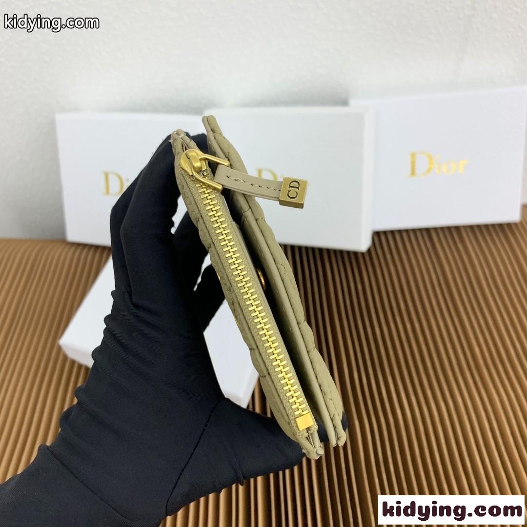 Dior Caro Dahlia ウォレット クリスチャン・ディオール 財布 スーパーコピー グリーン-5