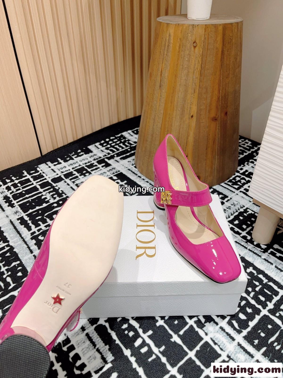 クリスチャン・ディオール パンプス スーパーコピー Miss Dior パンプス ピンク-4