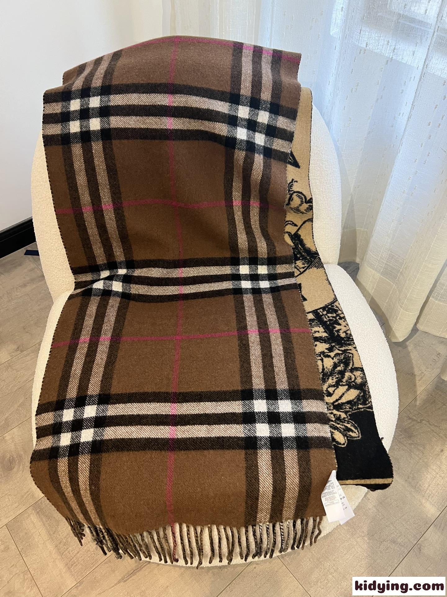 EKD カシミア リバーシブルスカーフ バーバリー スカーフ コピー 50*210cm-0