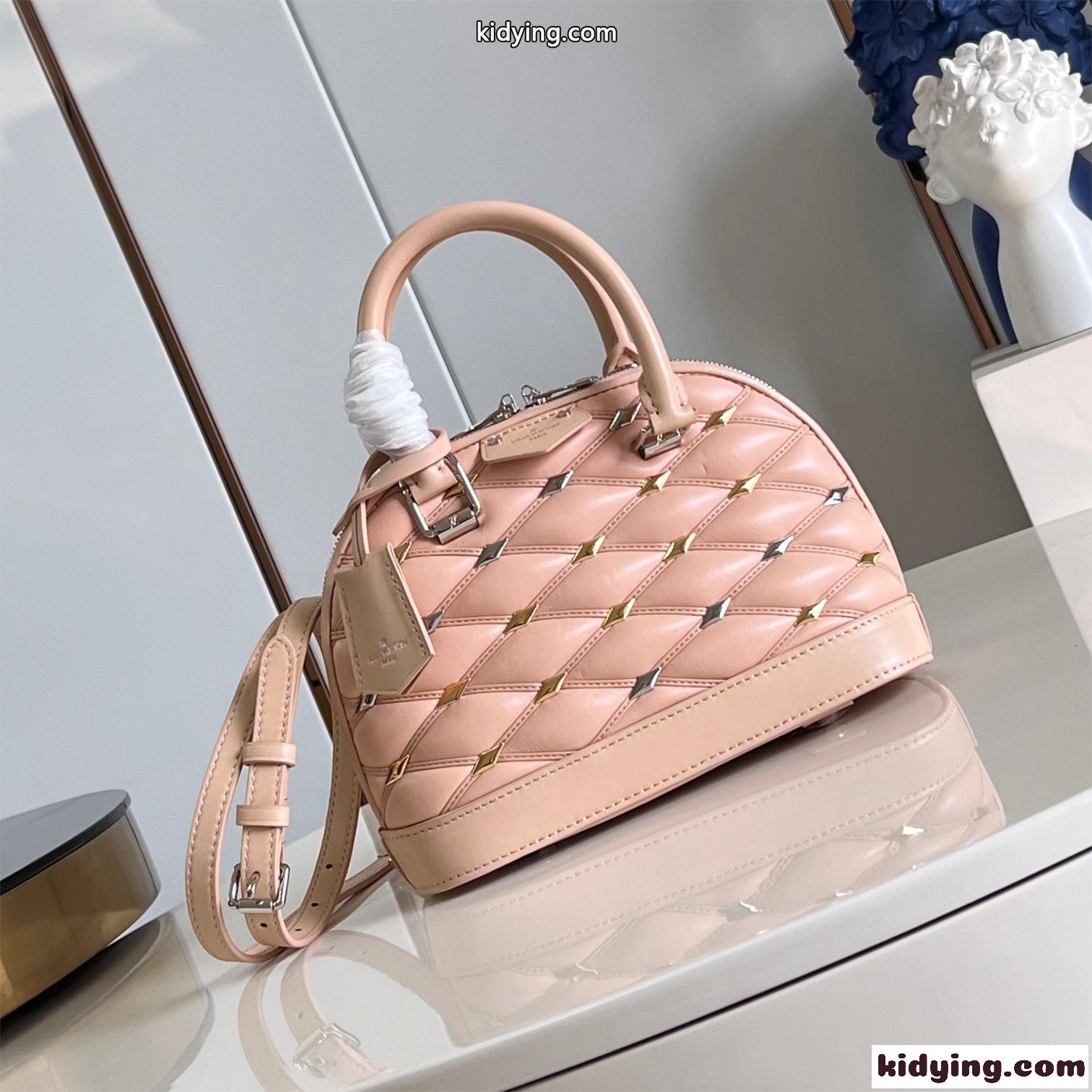 LV アルマ BB マルタージュ スタッズ ハンドバッグ ルイヴィトン バッグ スーパーコピー M24153-0