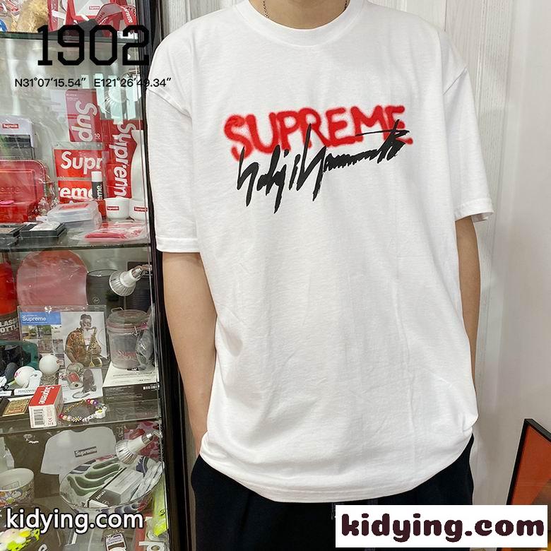 人気 シンプル お洒落 ロゴ ユニセックス シュプリーム tシャツ コピー 半袖 カジュアル レディース メンズ ホワイト ブラック-4