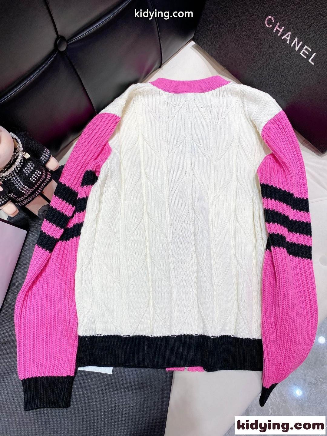 adidas x Gucci ミックス ウール ニットカーディガン グッチ カーディガン コピー 長袖-4