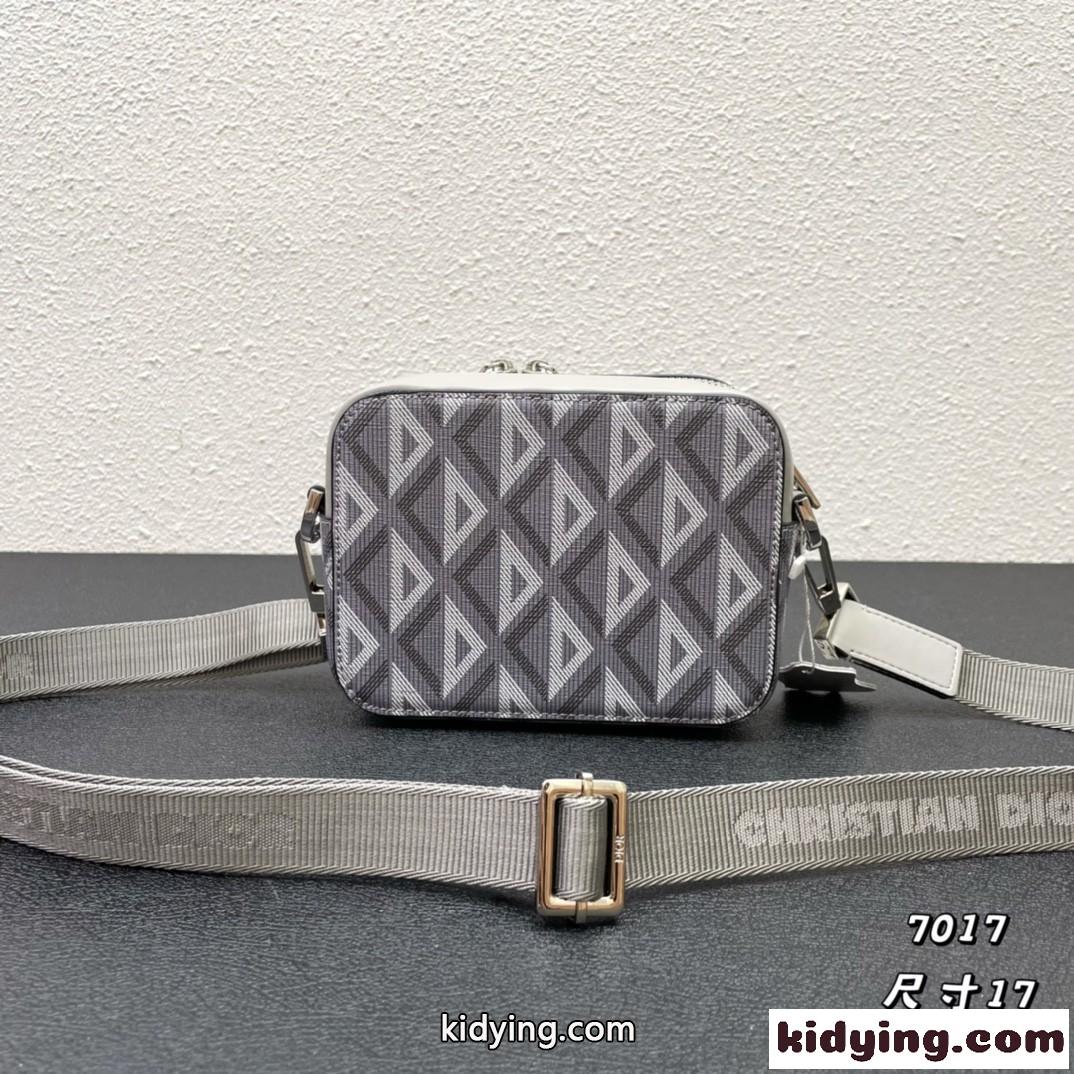大人気!! DIOR CD Diamond キャンバス メッセンジャーポーチ クリスチャン・ディオール バッグ コピー 斜め掛け-2