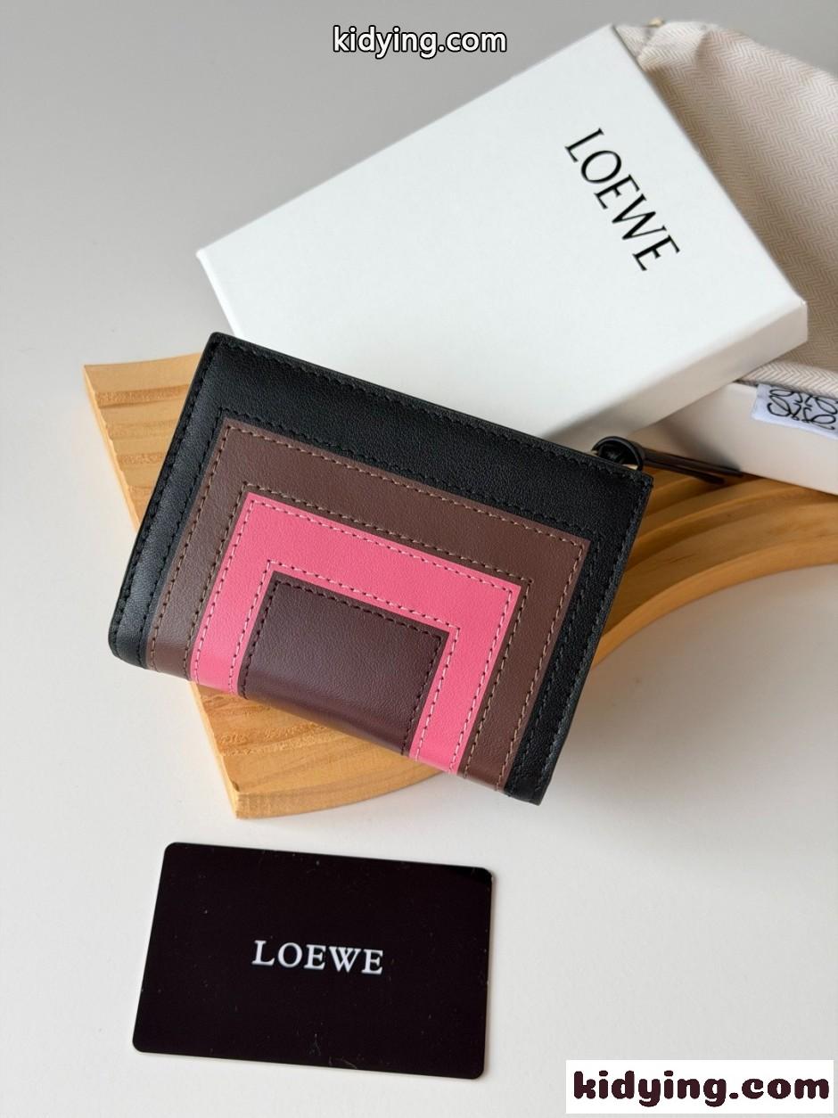 ロエベ 財布 スーパーコピー LOEWE x Albers 二つ折り財布 コンパクトウォレット-1