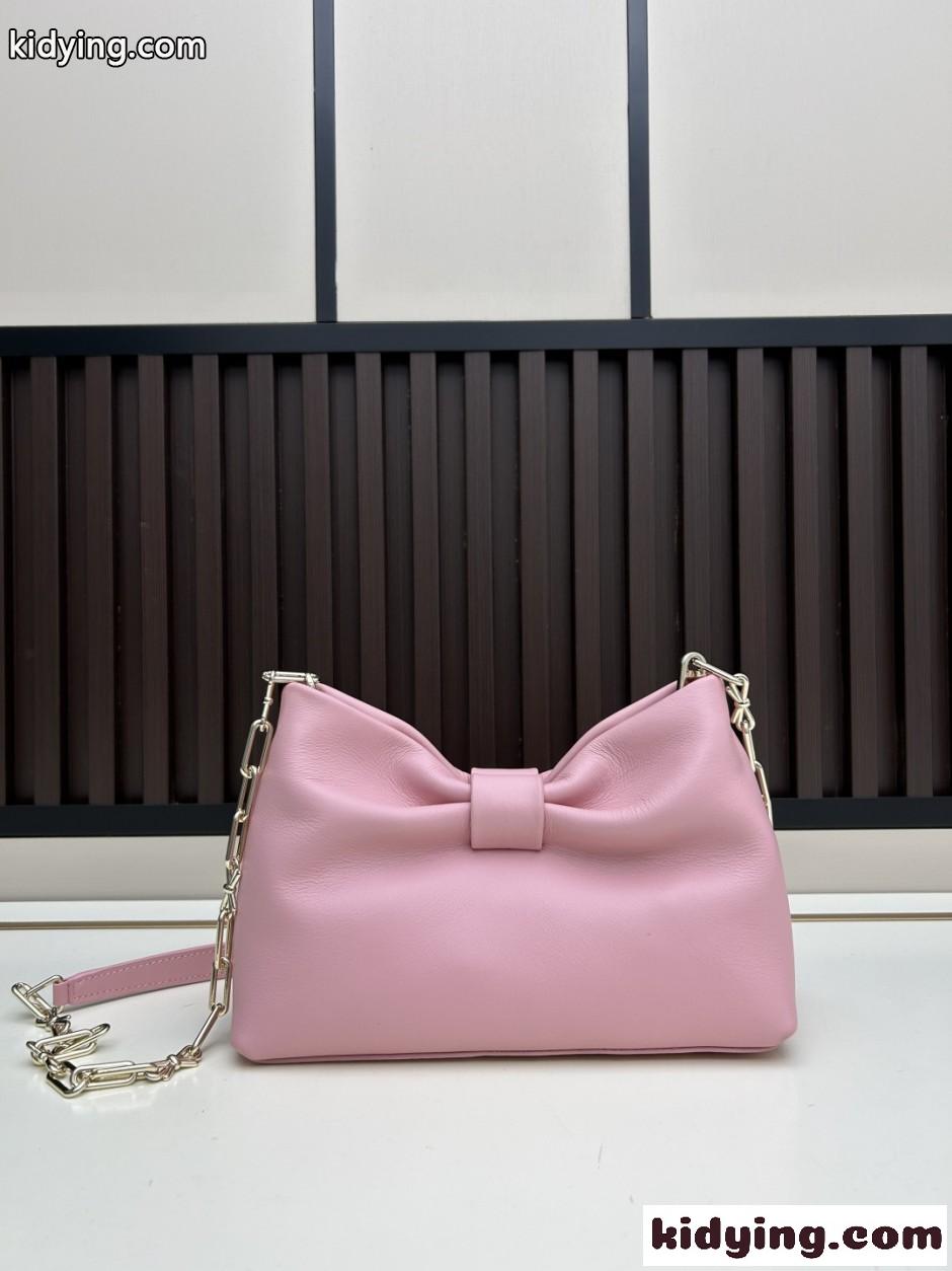可愛い Dior Bow バッグ スモール クリスチャン・ディオール スーパーコピー ピンク-0
