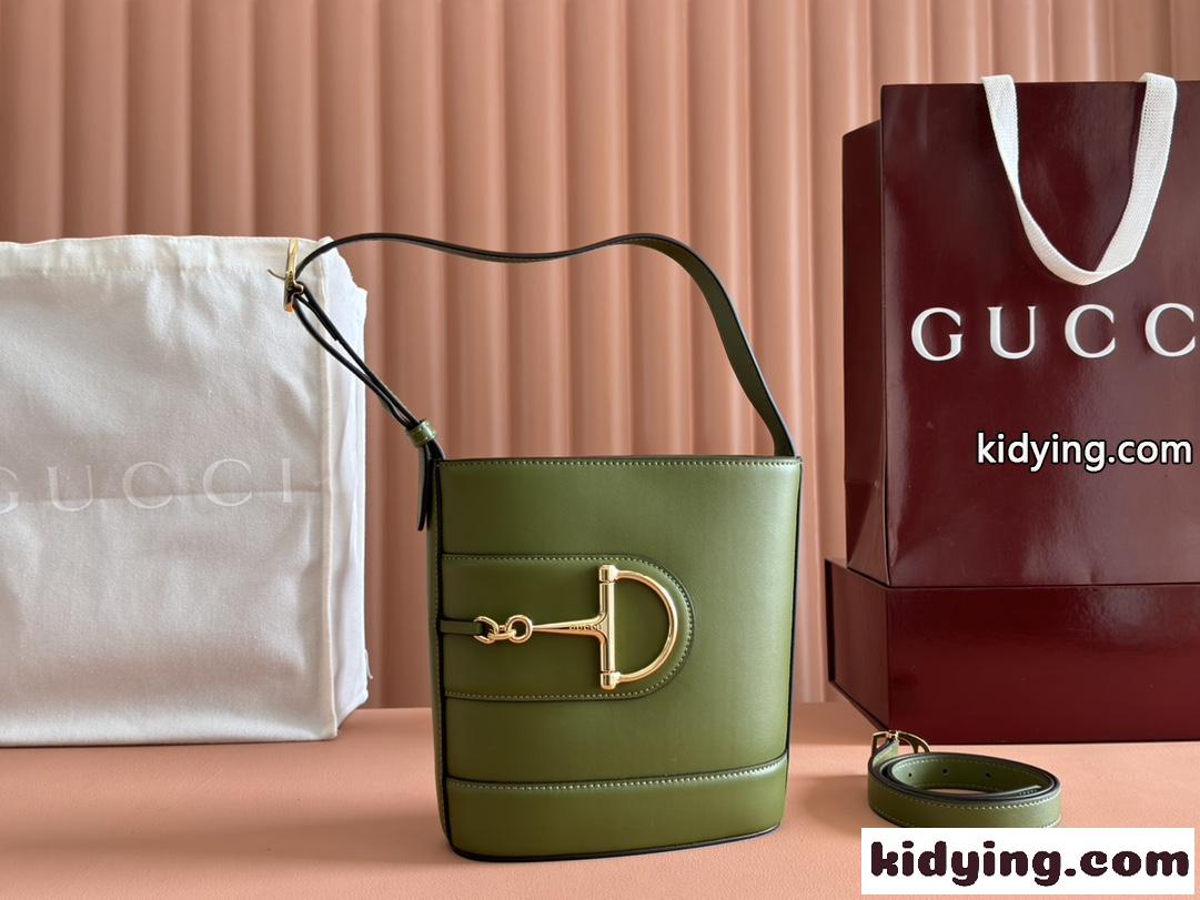 GUCCI 73 スモール バケットバッグ グッチ バッグ スーパーコピー 833665 グリーン-1