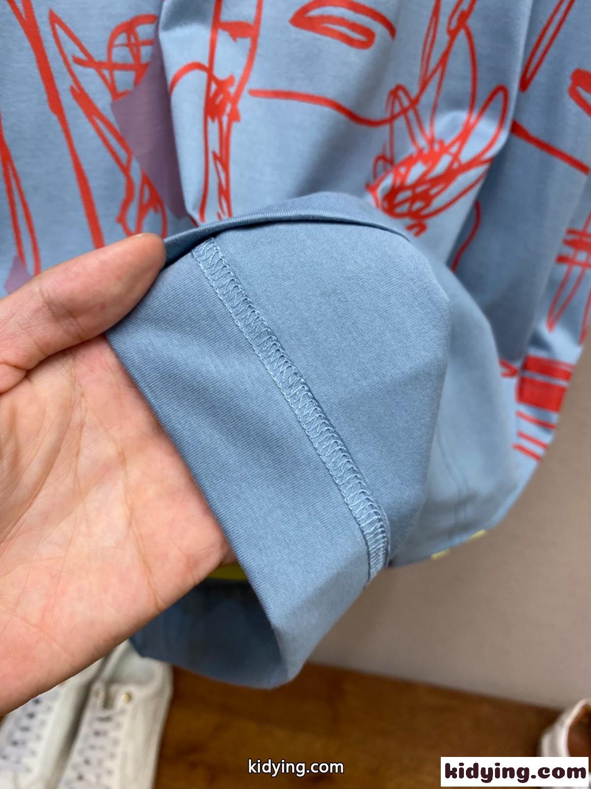 マルチカラープリント 半袖シャツ ジバンシィ Tシャツ 偽物 クルーネック-4
