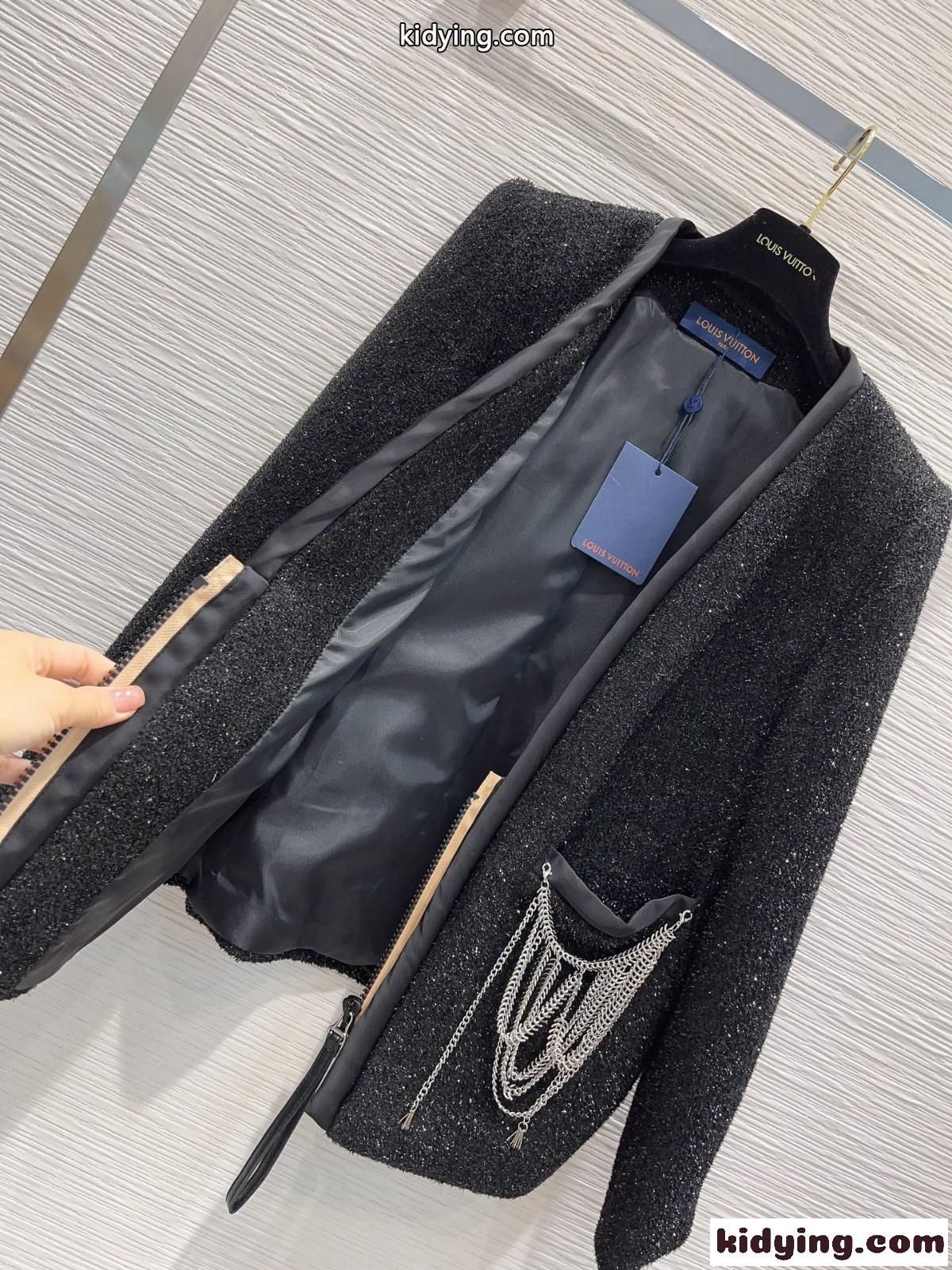 大人 エレガント 合わせやすい ルイヴィトン ジャケット コピー レディース-5