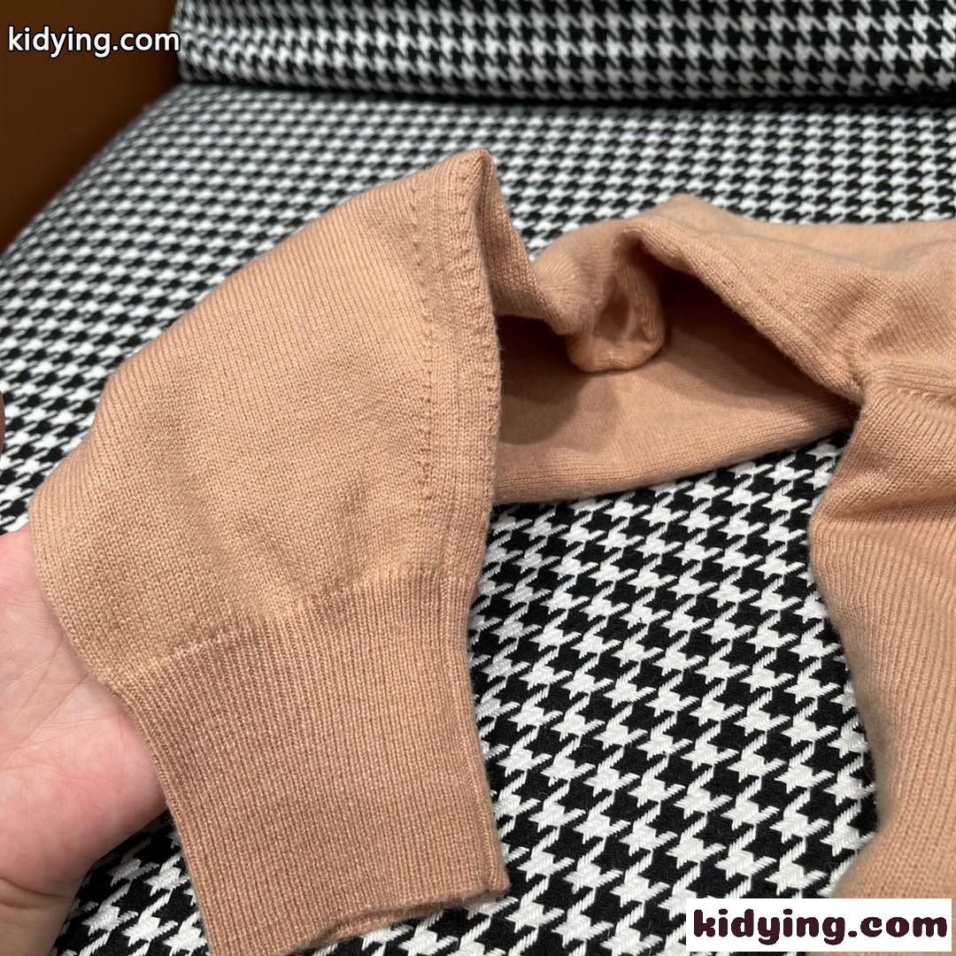 洗練された カシミヤ ニット ポロシャツ ミュウミュウ ニット コピー 合わせやすい-3