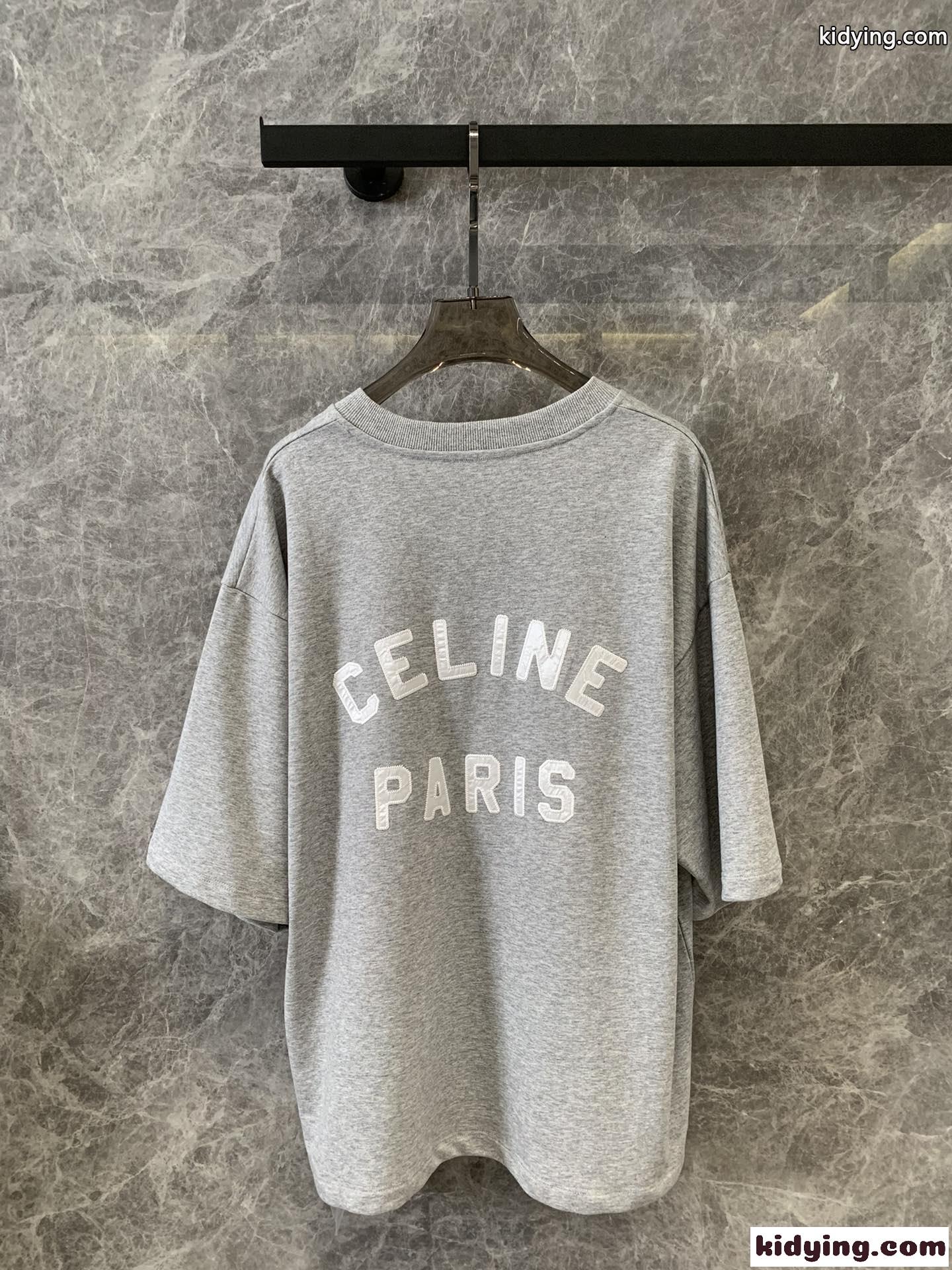ロゴ入り ルーズ スウェットシャツ セリーヌ Tシャツ コピー カジュアル-0