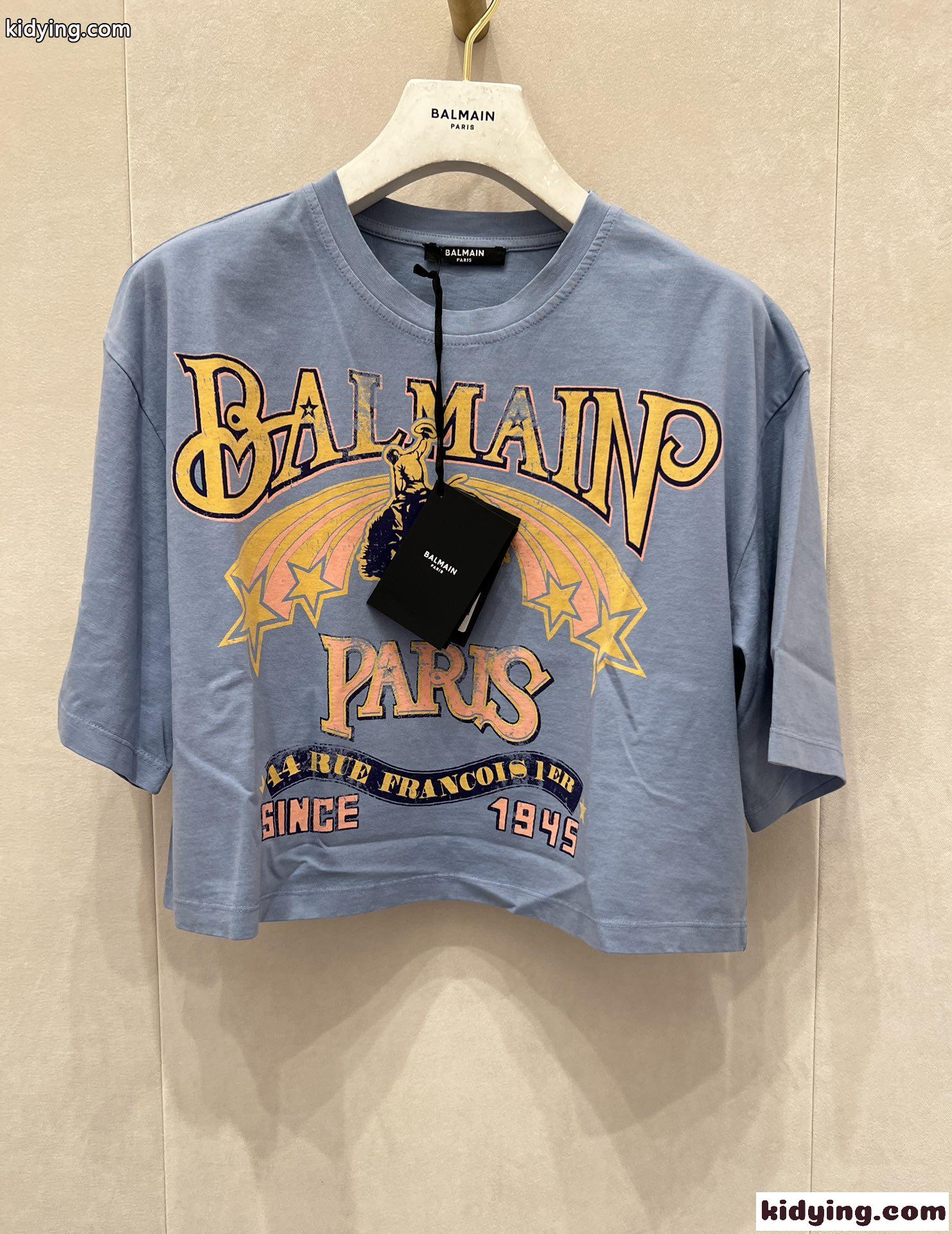 バルマン 半袖Tシャツ コピー Balmain ウェスタン Tシャツ-1