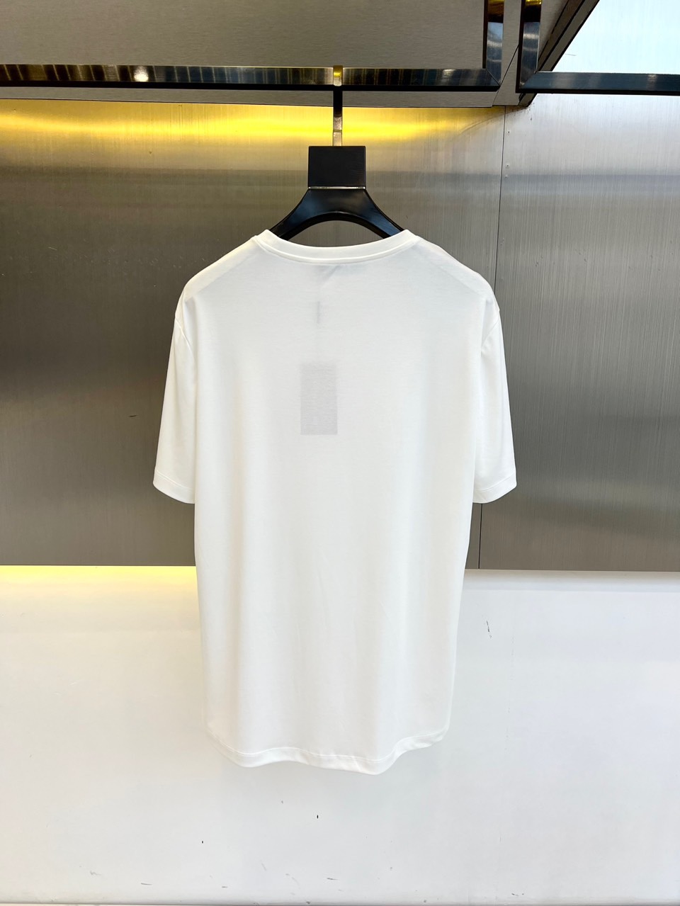 定番 カジュアル ロゴ入り 半袖Tシャツ バーバリー Tシャツ 偽物 コットン ホワイト-3
