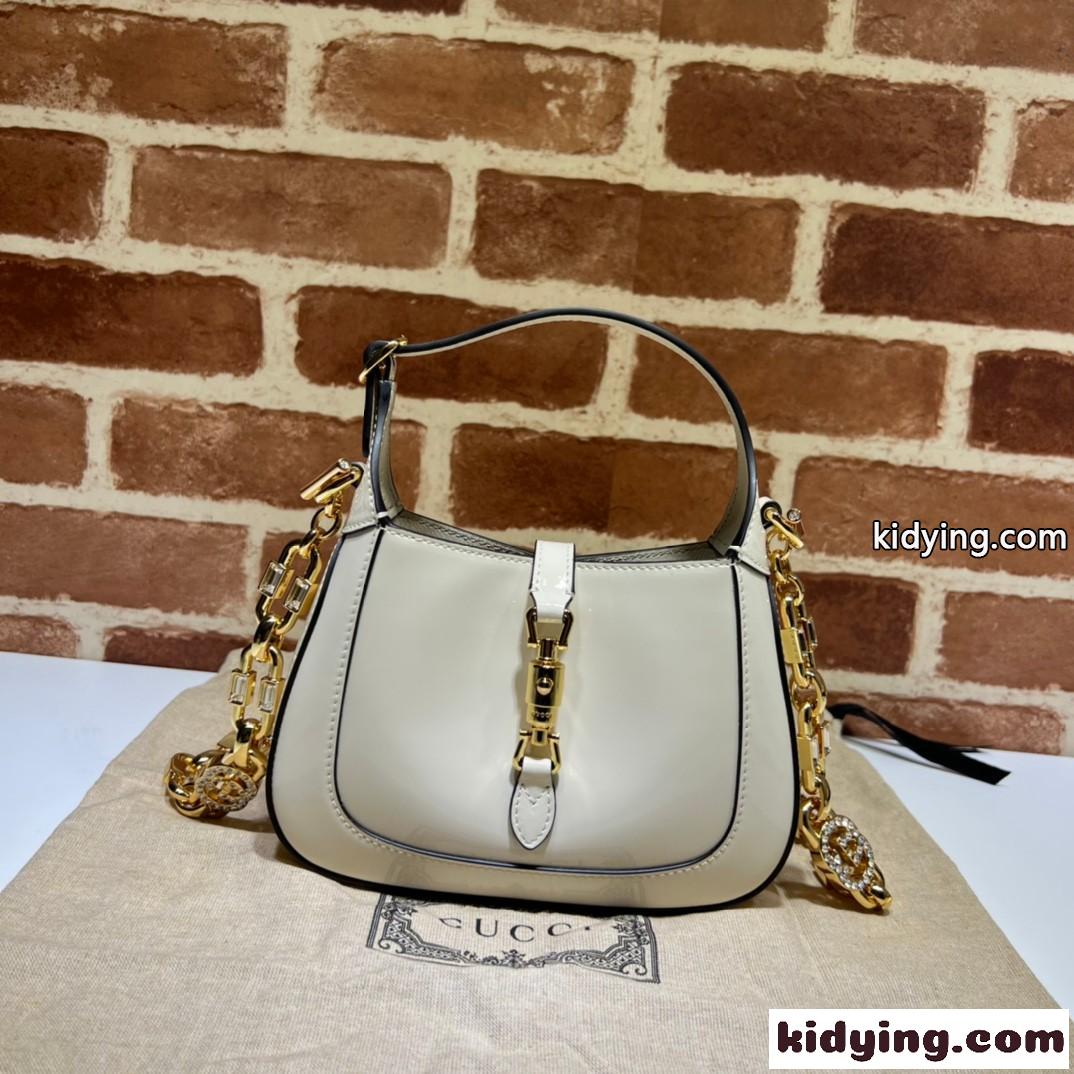 GUCCI グッチ ジャッキー 1961 スモール ショルダーバッグ スーパーコピー ホワイト-0