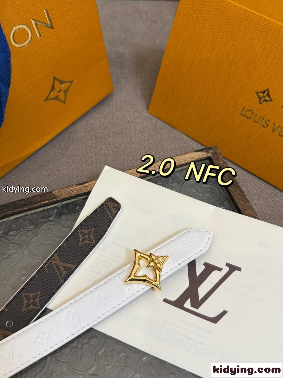 ベルト･LV フラワーグラム 20MM リバーシブル ルイ・ヴィトン スーパーコピー ホワイト-2
