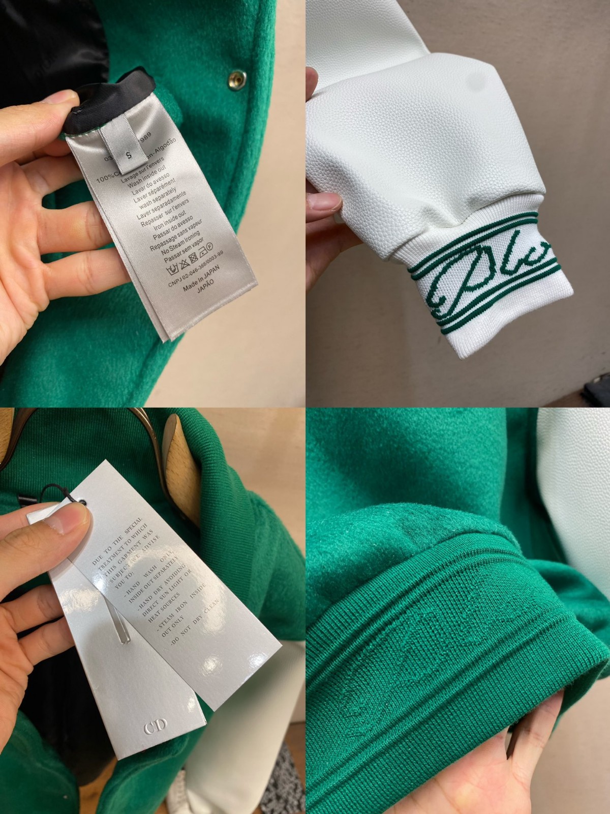 バックスタイルが魅力&Dior TEARS ブルゾン クリスチャン・ディオール ジャケット コピー-3