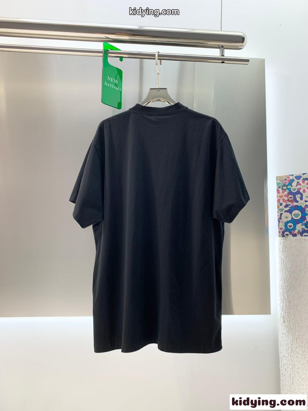 人気 カジュアル オーバーサイズ STICKY NOTE バレンシアガ Tシャツ コピー 半袖-1