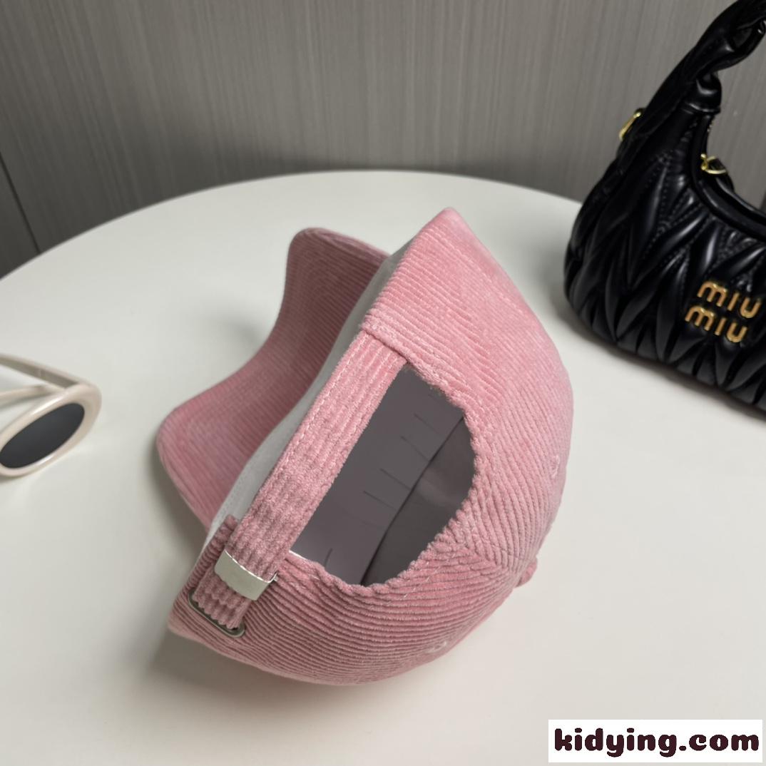 キャップ・LV シグネチャー コーデュロイ ルイヴィトン 帽子 コピー ピンク-0