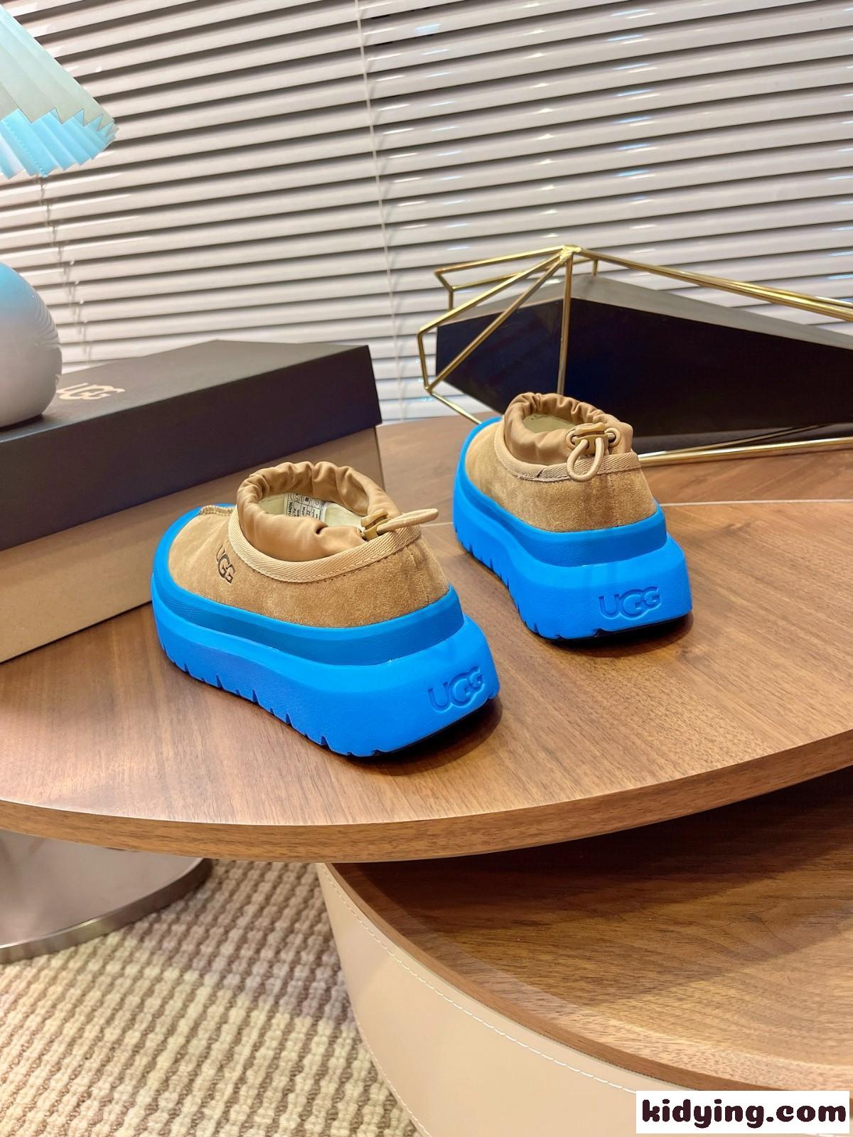 目を引く配色 カジュアル UGG アグ スーパーコピー スエード スリッポン レディース メンズ-1