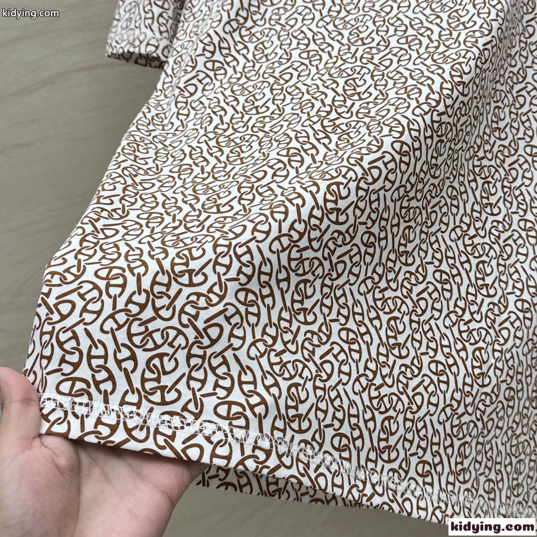 目を惹くデザイン♥マイクロTシャツ エルメス 半袖Tシャツ コピー ホワイト-3