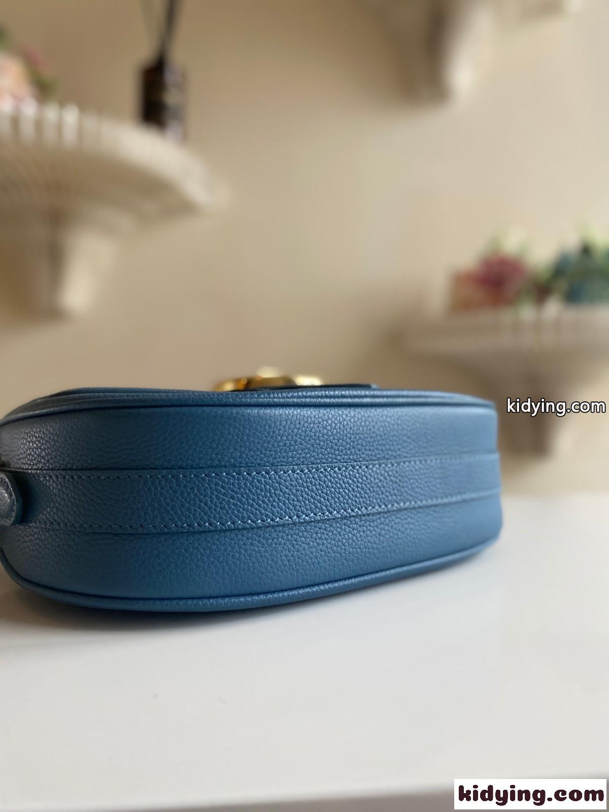 M58967 LV ポンヌフ・ソフト MM ルイ・ヴィトン バッグ コピー ショルダーバッグ ブルー-3