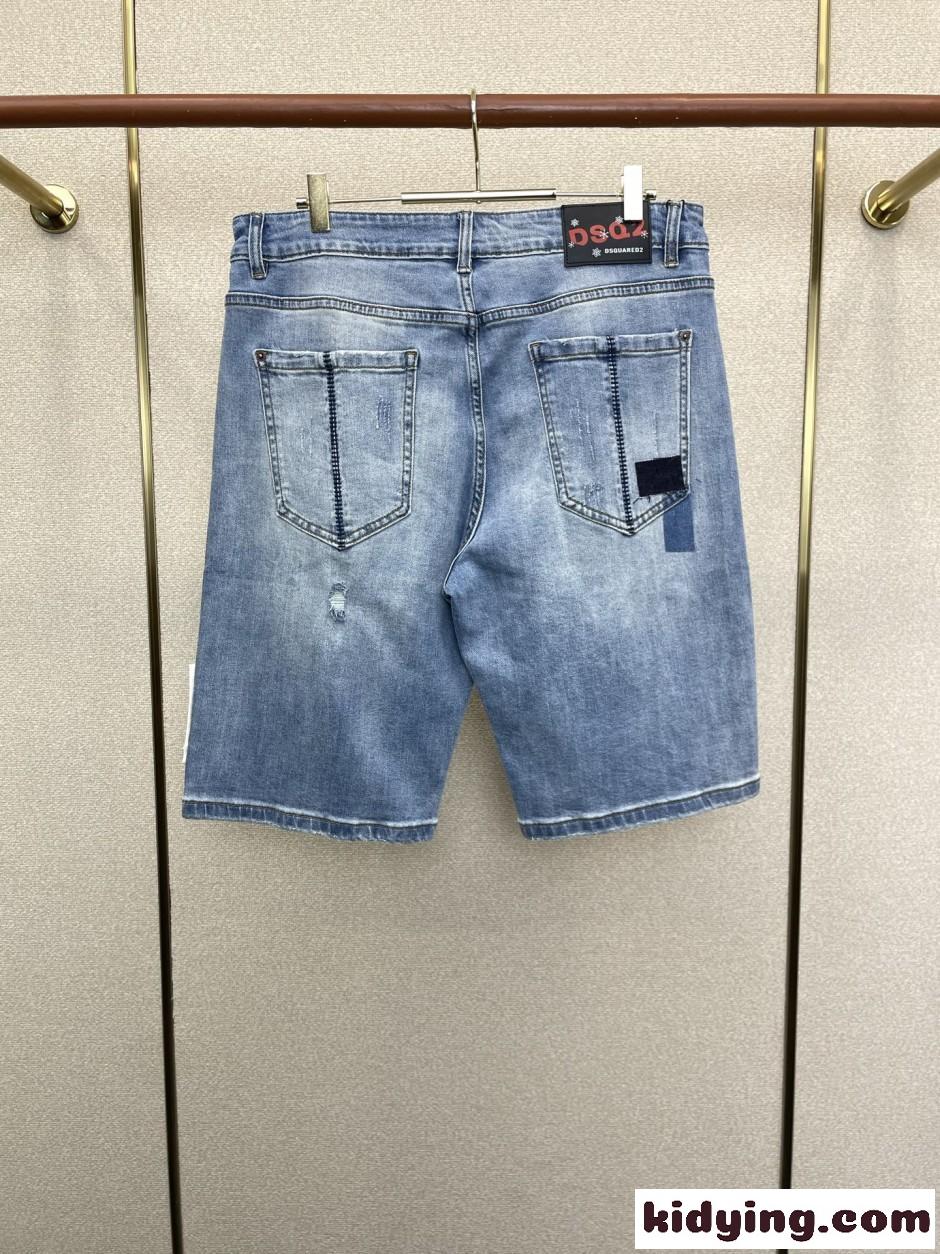 お洒落 カジュアル デニム ショートパンツ ディースクエアード ジーンズ 偽物-2