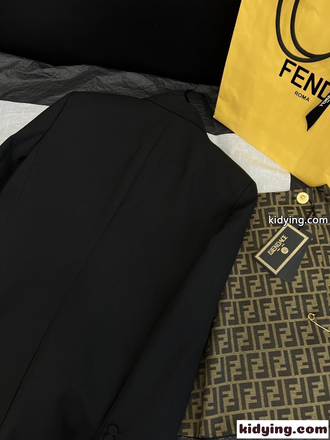 FENDI × VERSACE 上品 エレガント フェンディ ジャケット コピー 長袖 カジュアル お洒落-3
