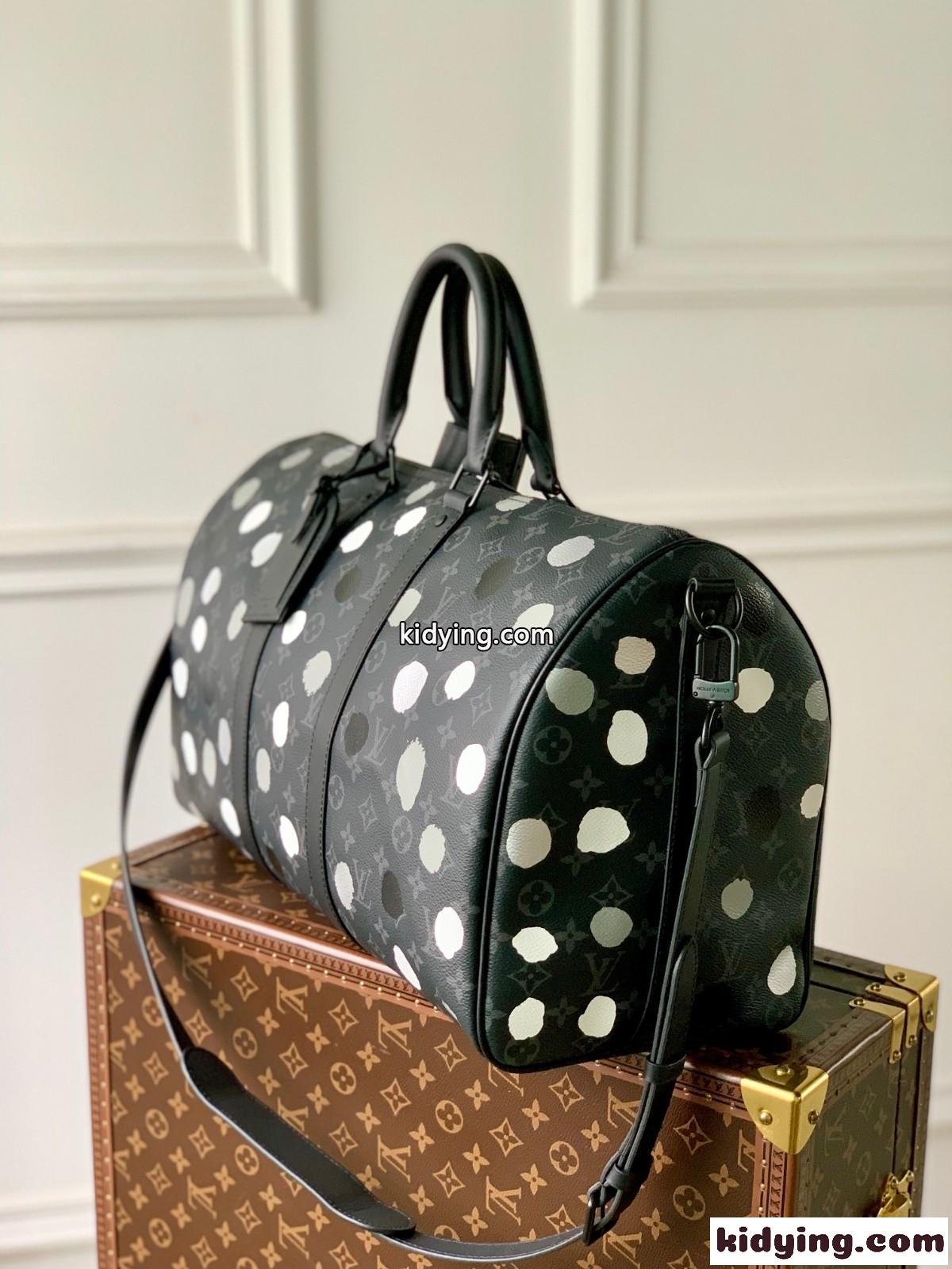 M46400 LV × YK キーポル・バンドリエール 45 ルイ・ヴィトン バッグ コピー メンズ ボストンバッグ-1
