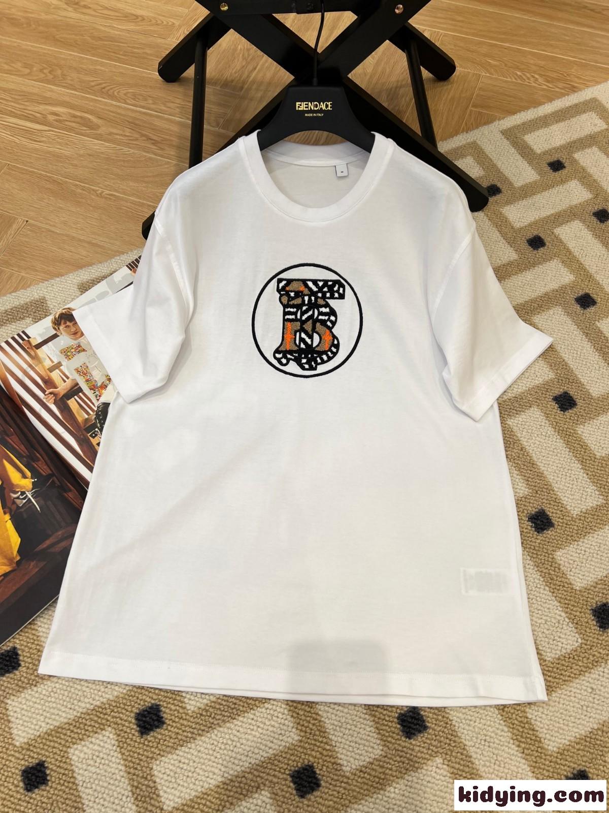 バーバリー Tシャツ コピー 半袖 モノグラムモチーフ コットン オーバーサイズTシャツ-2