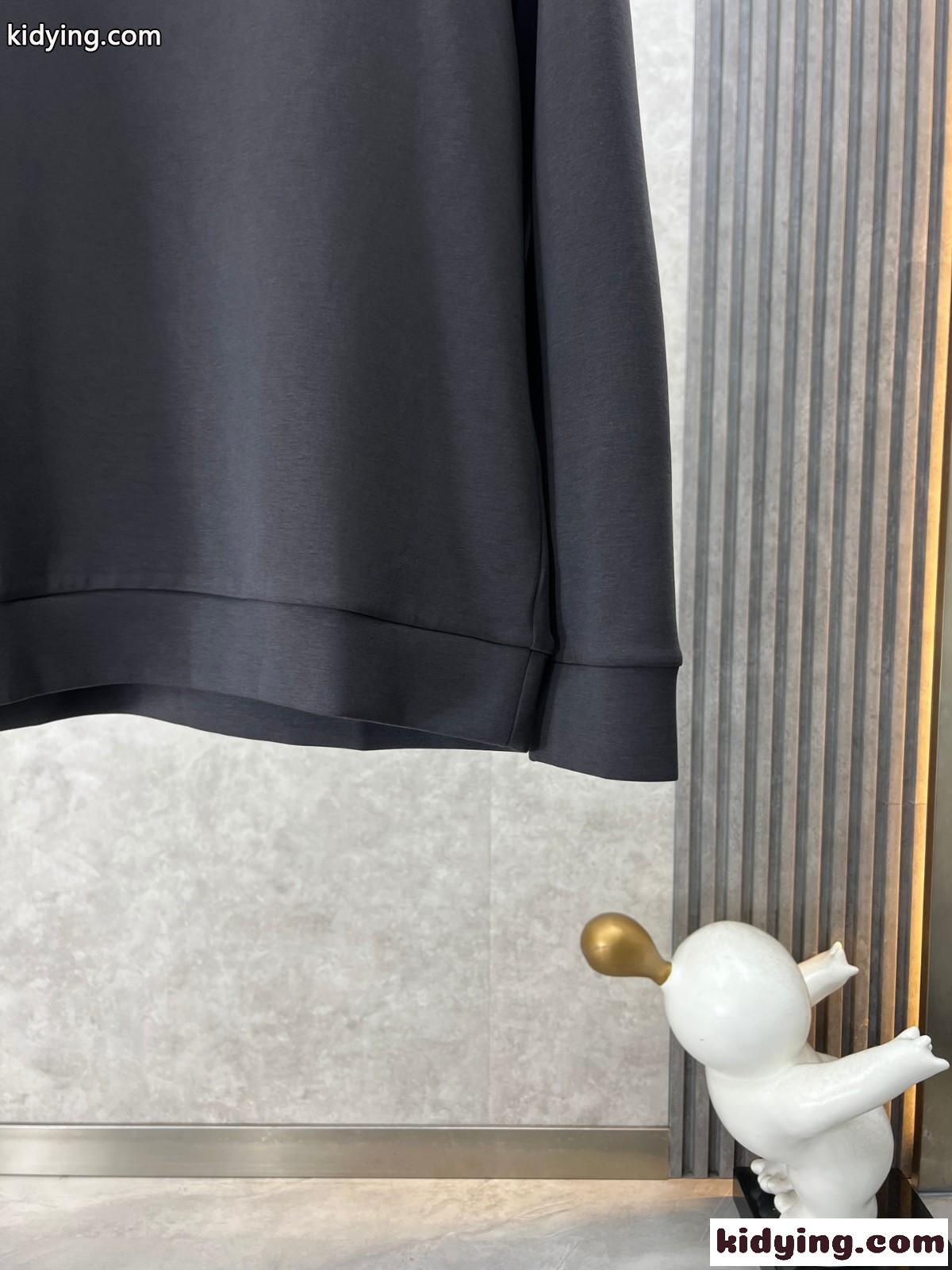 シンプル 合わせやすい 長袖Tシャツ ボッテガ・ヴェネタ Tシャツ コピー グレー-3