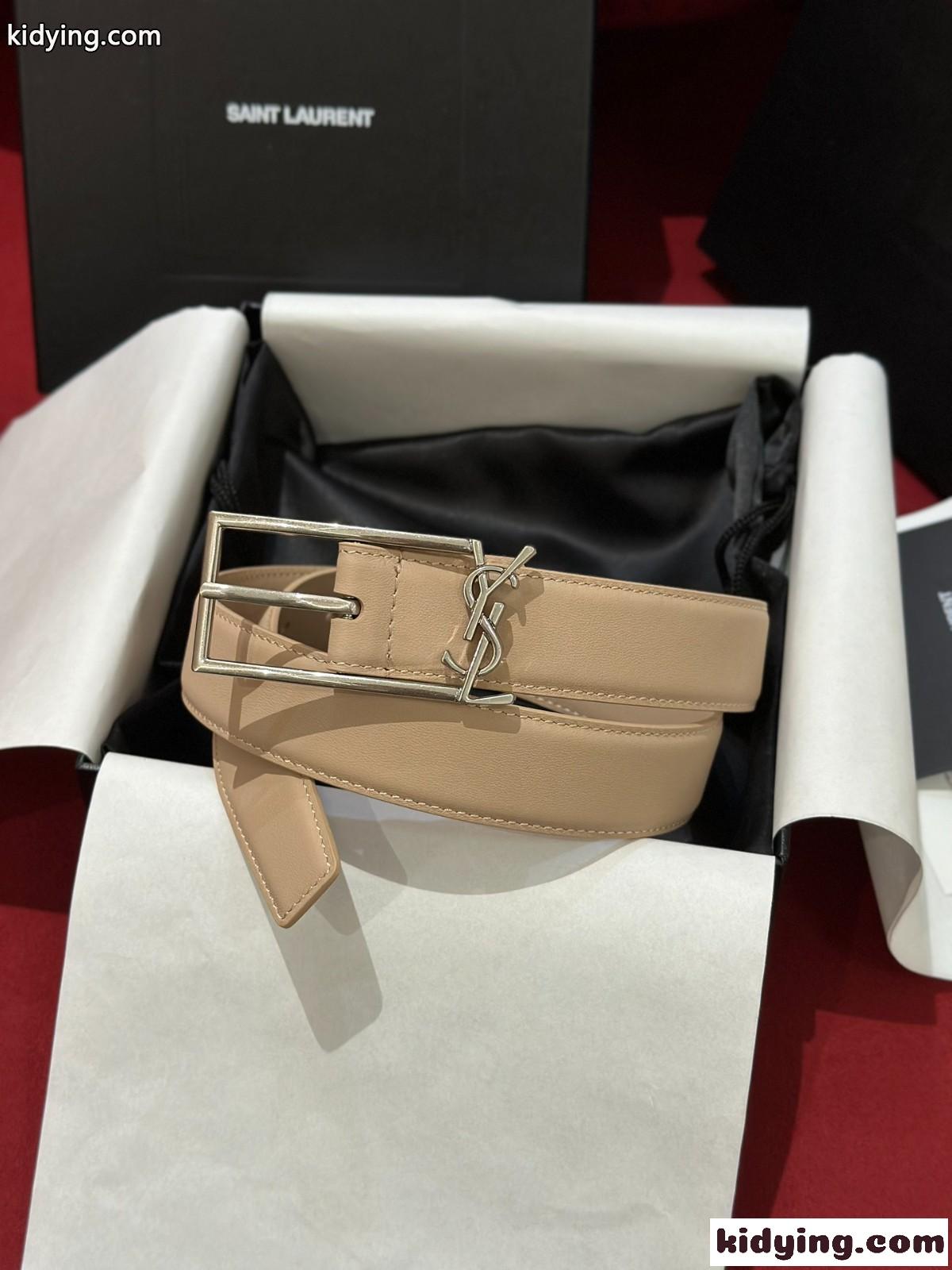 エレガント イヴ・サンローラン ベルト コピー 人気 合わせやすい YSL レザーベルト-0