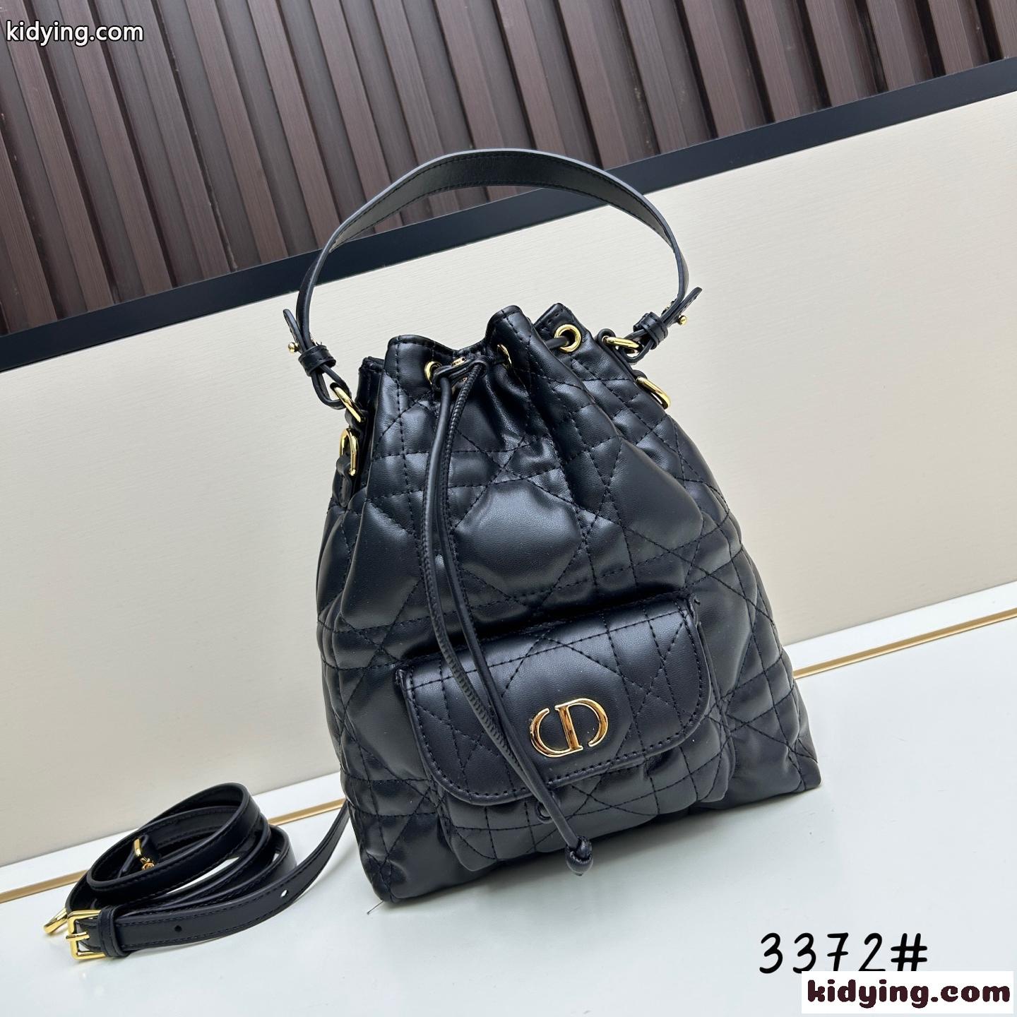 Dior Caro バケットバッグ スモール クリスチャン・ディオール バッグ コピー ブラック-1