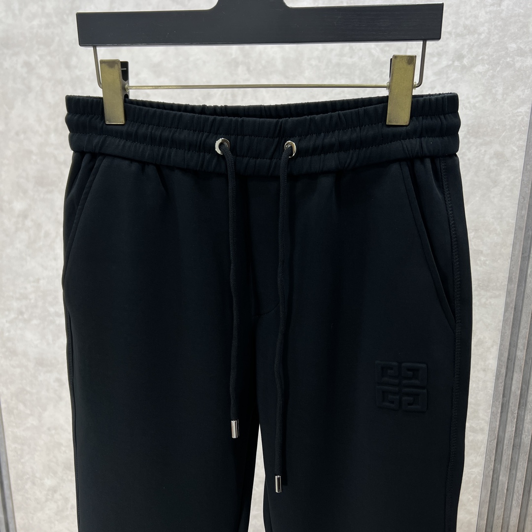 ジバンシィ パンツ コピー カジュアル 定番 4Gロゴ メンズ ジョガーパンツ-1