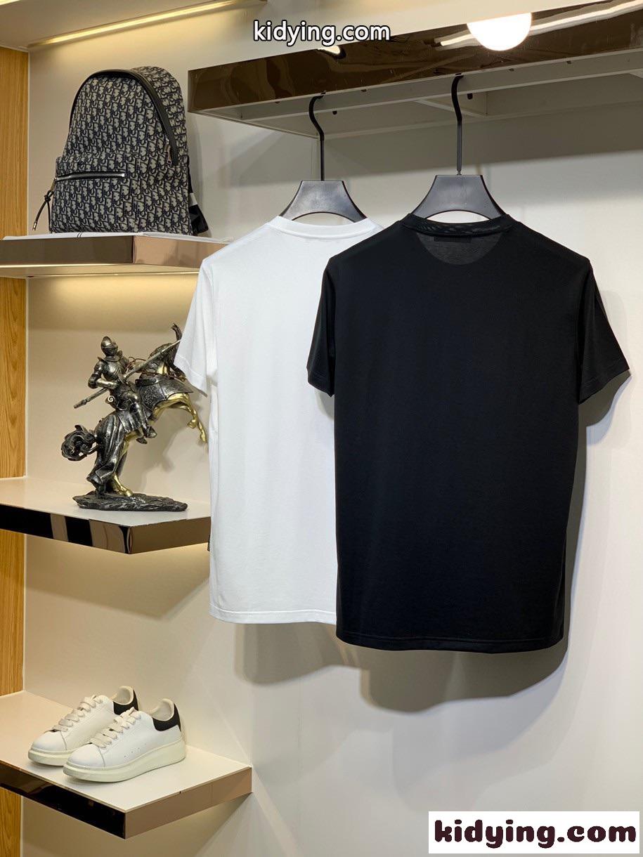 春夏 新作 シルケット コットン 優しい肌触り フィリッププレイン 半袖Tシャツ コピー メンズ トップス クルーネック-0