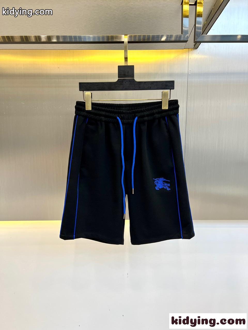 定番 カジュアル コットンショートパンツ バーバリー パンツ コピー ブラック-1