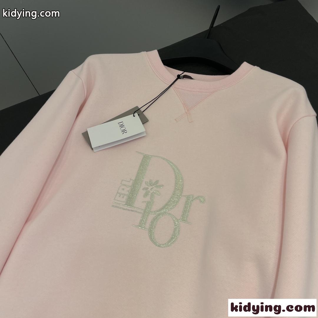 DIOR BY ERL オーバーサイズ スウェット クリスチャン・ディオール パーカー コピー ピンク-1