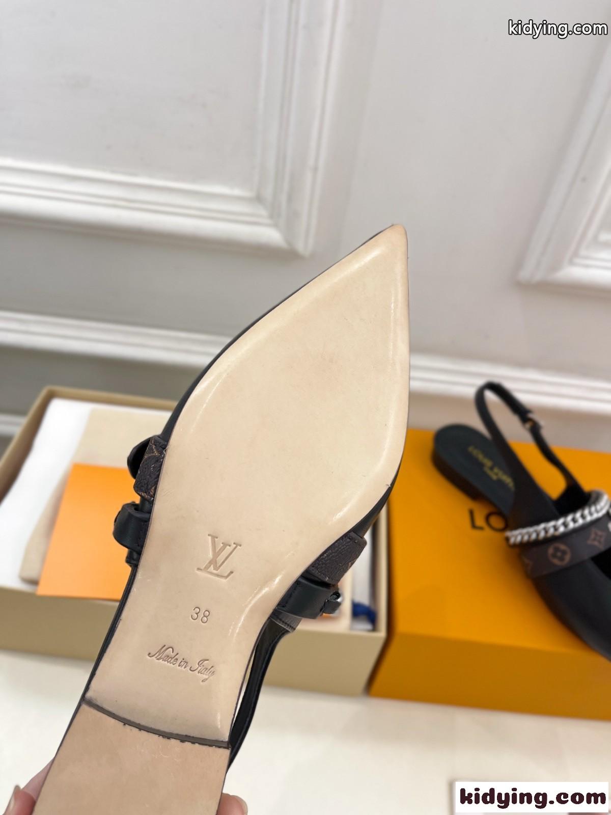 LV バイブ バレリーナ ルイ・ヴィトン シューズ スーパーコピー ブラック-4