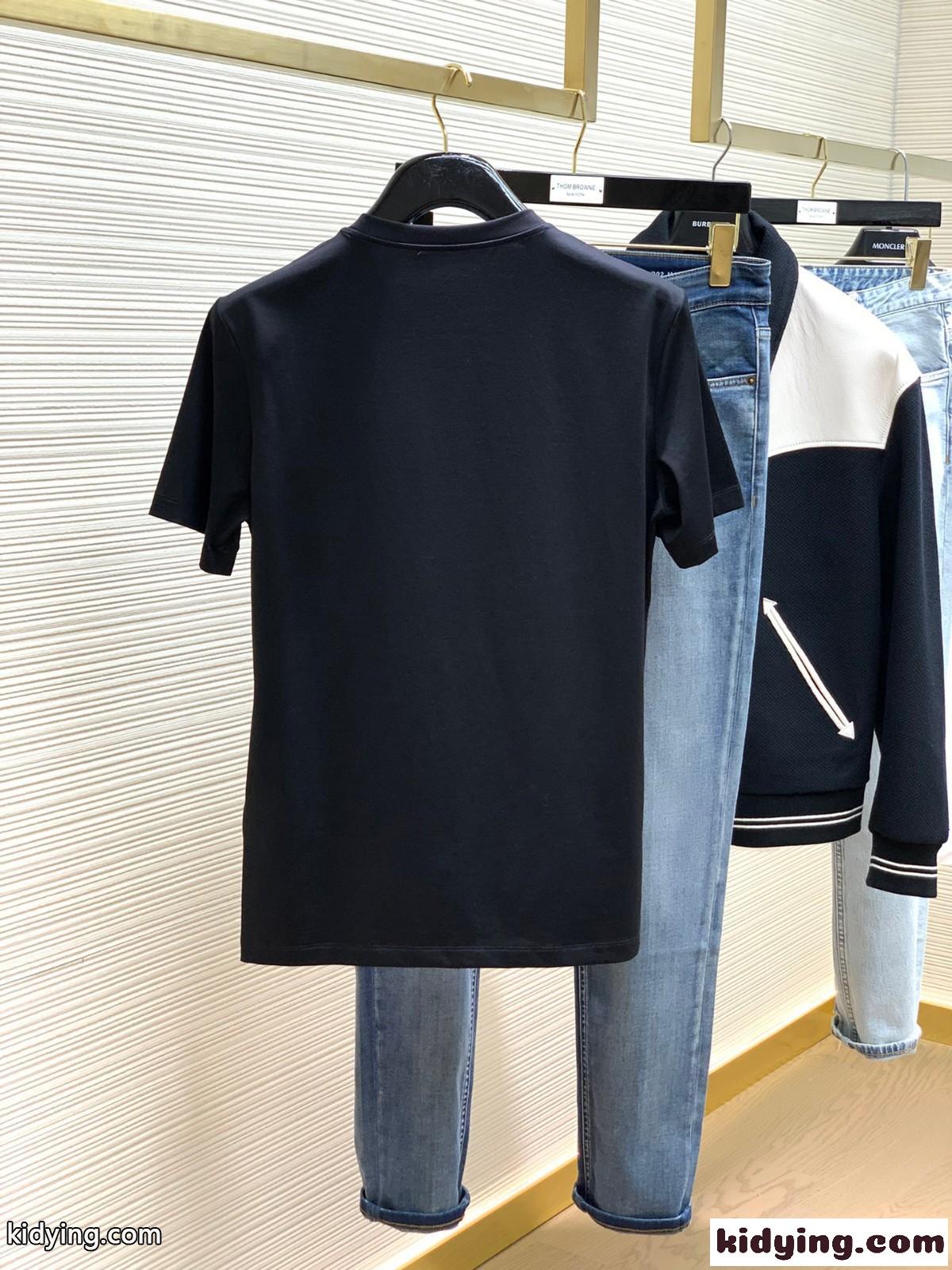 定番 人気 メドゥーサ ロゴ 半袖Tシャツ ヴェルサーチェ Tシャツ コピー メンズ トップス-4