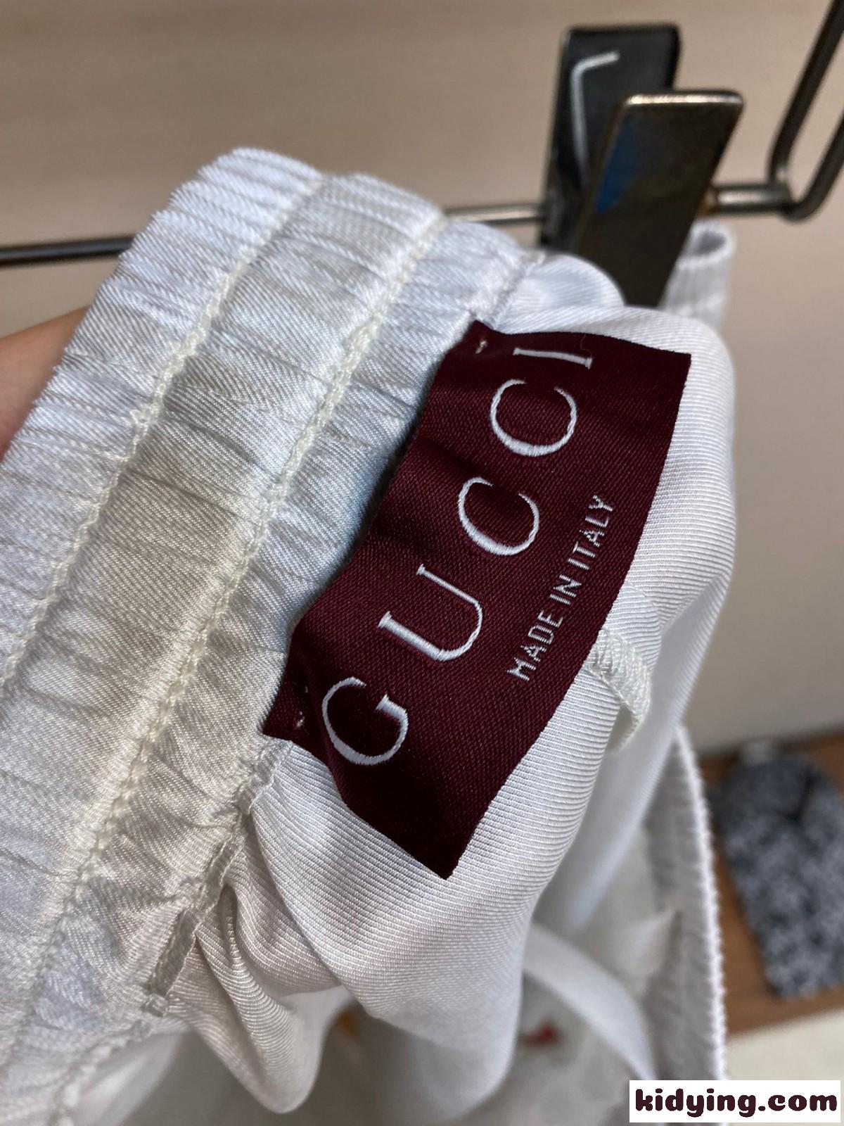 GG 薄手ストレッチ グッチ パンツ コピー メンズ ショートパンツ ホワイト-2