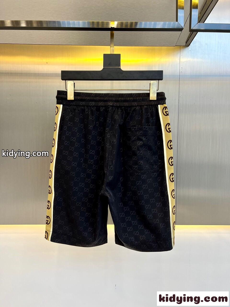 グッチ パンツ コピー メンズ カジュアル 人気 ナイロン インターロッキングG ショートパンツ-2