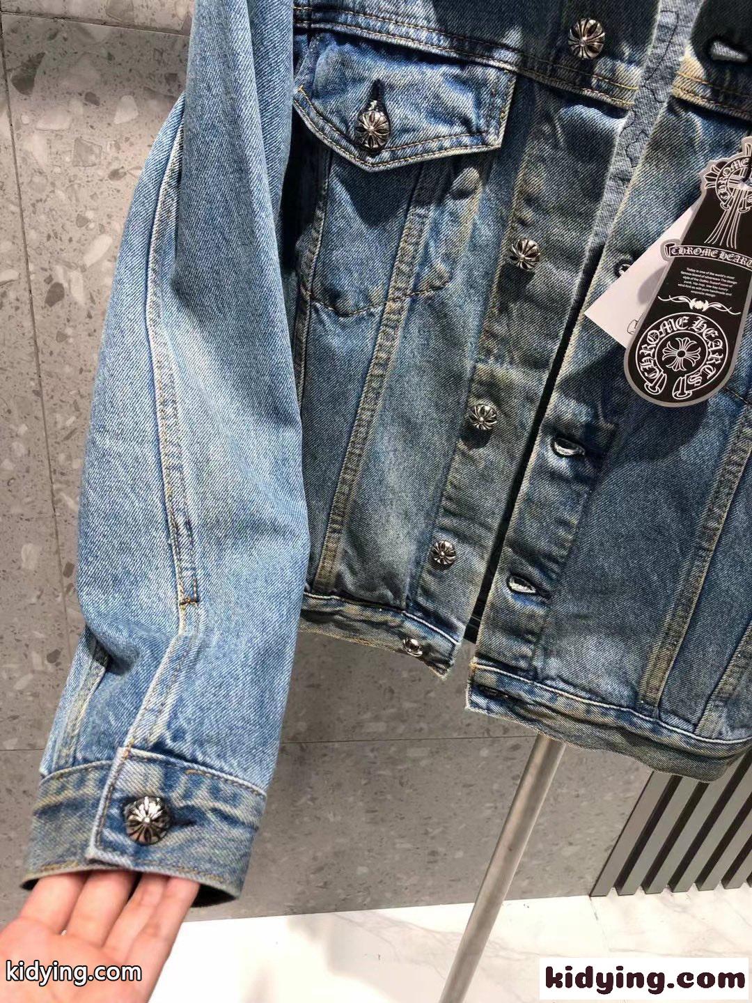 Chrome Hearts×Levis デニムジャケット クロムハーツ ジャケット コピー クロスパッチ-4