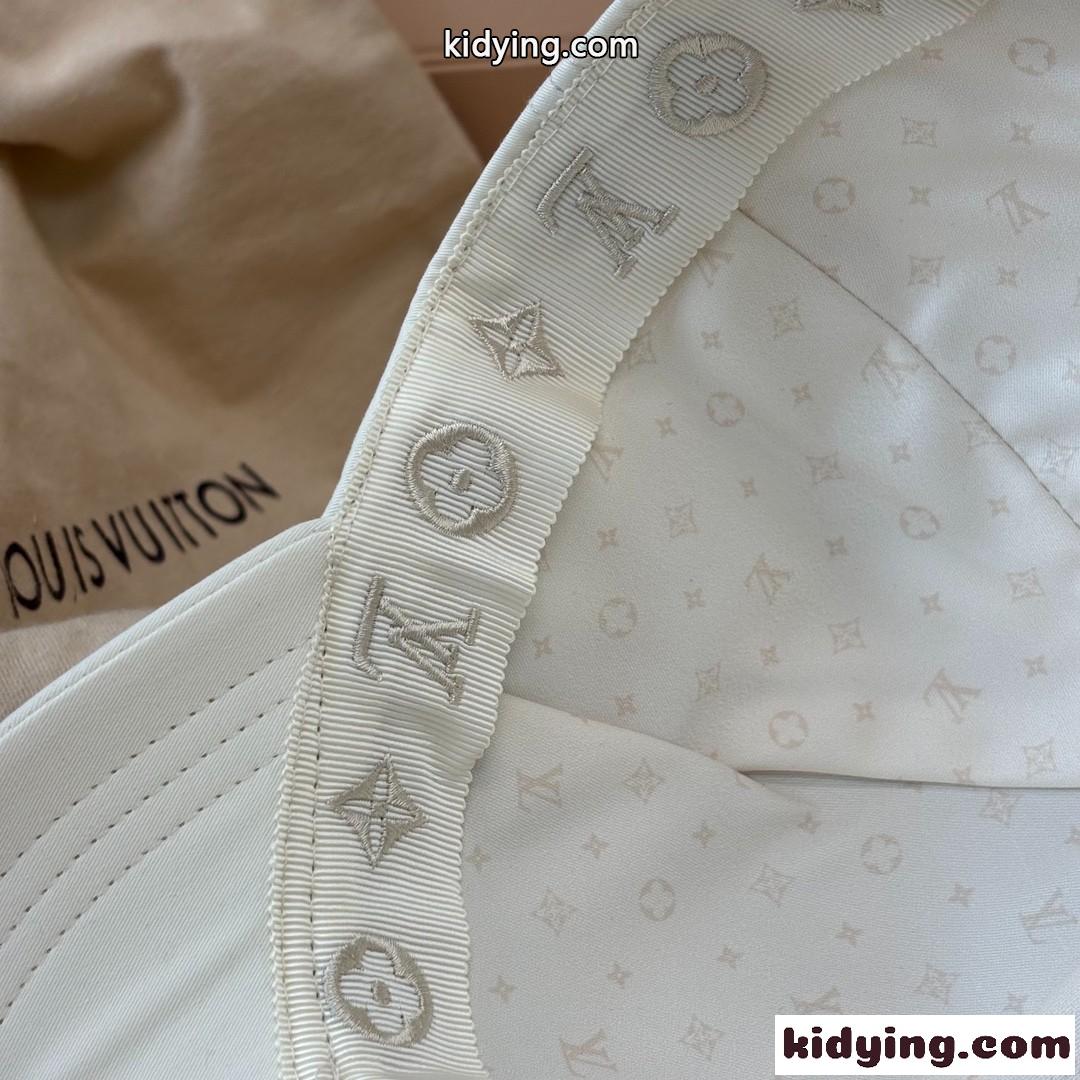 キャップ・LV シグネチャー ルイヴィトン キャップ コピー 帽子 ホワイト-5