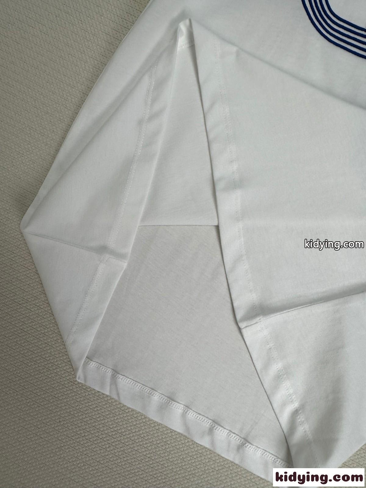お洒落 クルーネック 合わせやすい エルメス Tシャツ コピー コットン ホワイト-4