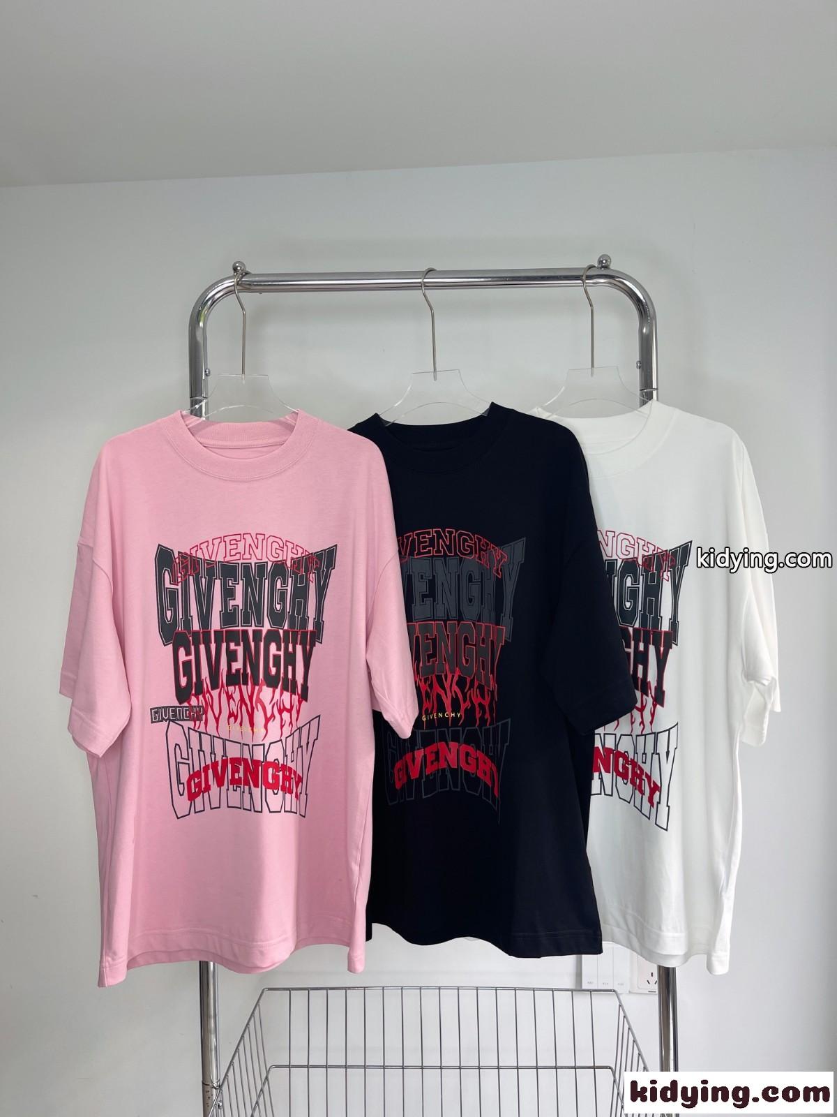 カジュアル ストリート プリント オーバーサイズ ジバンシィ Tシャツ コピー 人気 半袖 トップス 3色あり-2