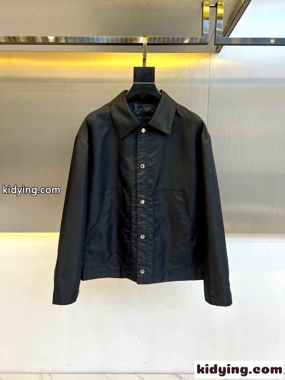プラダ ジャケット 偽物 カジュアル 上品 コーチジャケット シャツジャケット-1